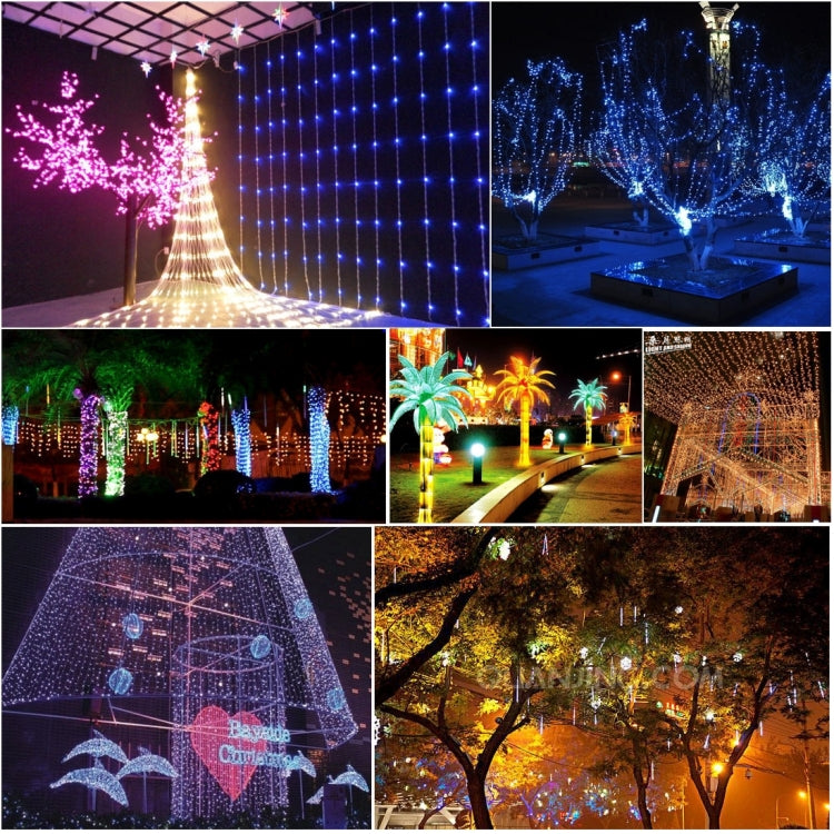 5m String Decoration Light, For Christmas Party, 50 LED, White Light, Battery Powered