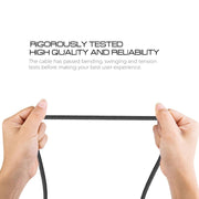 1m Woven Style USB-C / Type-C 3.1 to USB 2.0 Data Sync Charge Cable(Orange)