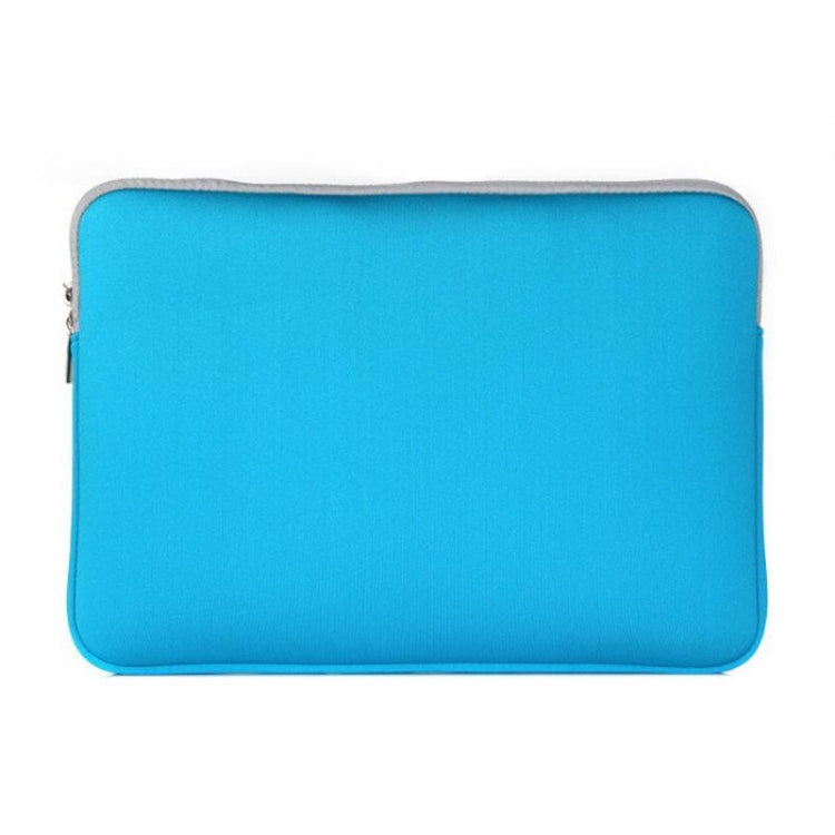 Double Pocket Zip Handbag Laptop Bag for Macbook Pro 15 inch(Dark Blue)