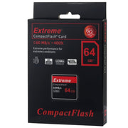 64GB Extreme Compact Flash Card, 400X Read  Speed, up to 60 MB/S (100% Real Capacity)