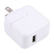 10W USB Charging Adapter with Foldable Plug, US Plug(White) - USB Charger by PMC TechLife | Online Shopping South Africa | PMC TechLife | Buy Now Pay Later Mobicred