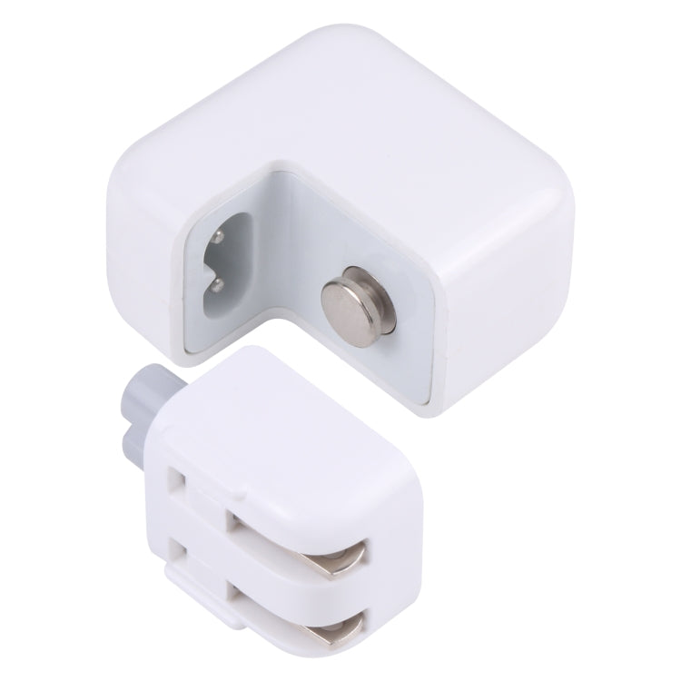 10W USB Charging Adapter with Foldable Plug, US Plug(White)