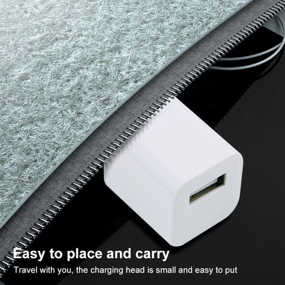 10W USB Charging Adapter with Foldable Plug, US Plug(White)