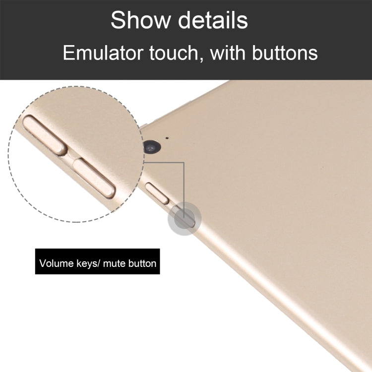 For iPad Air 2 High Quality Color Screen Non-Working Fake Dummy Display Model (Gold)