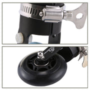 OQSPORT Folding Bicycle Auxiliary Wheel Booster Wheel(Black)