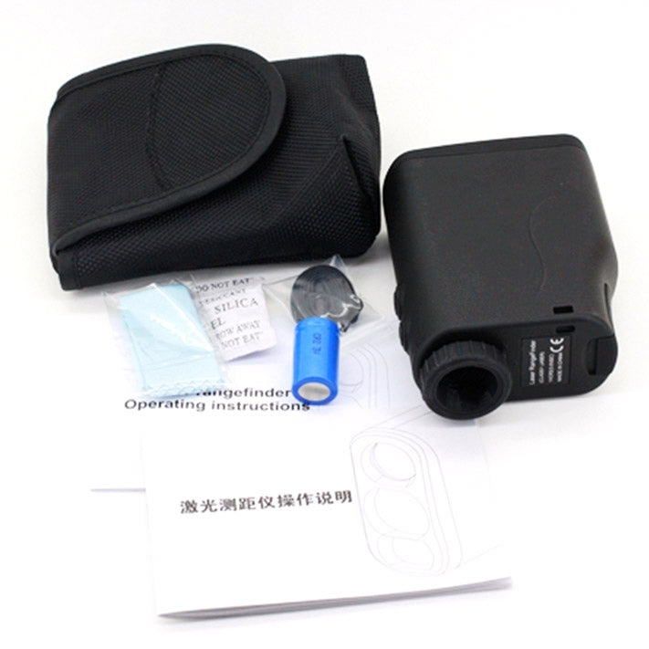 Golf Water-resistant Handheld Rangefinder Telescope Monocular, Measurement Range: 5-600m