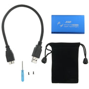 6gb/s mSATA Solid State Disk SSD to USB 3.0 Hard Disk Case(Blue)