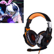 EACH G2000 Over-ear Stereo Bass Gaming Headset with Mic & LED Light for Computer, Cable Length: 2.2m(Orange) - Multimedia Headset by KOTION EACH | Online Shopping South Africa | PMC TechLife | Buy Now Pay Later Mobicred