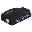 BNC / S-Video to VGA Video Converter(UK Plug) - Video Converter by PMC TechLife | Online Shopping South Africa | PMC TechLife | Buy Now Pay Later Mobicred