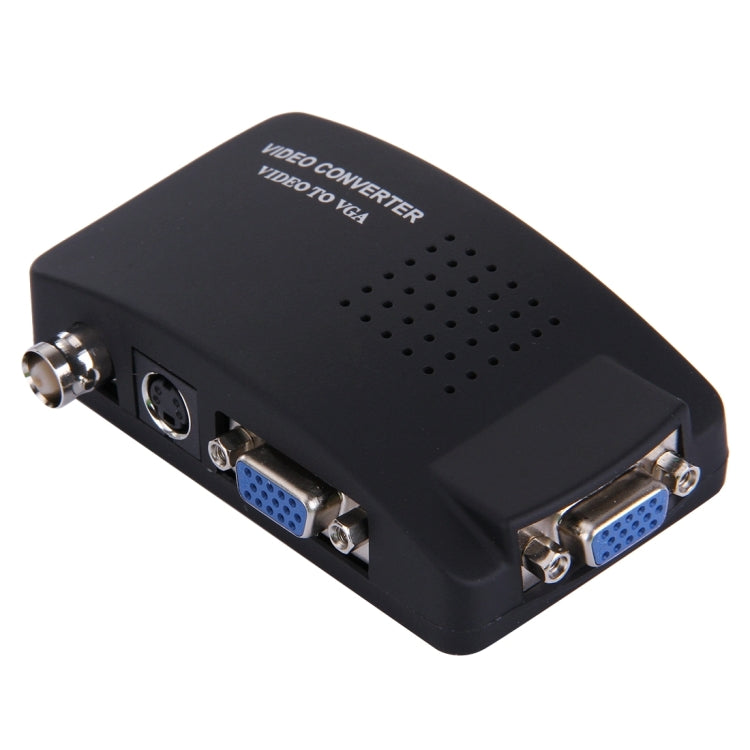 BNC / S-Video to VGA Video Converter(US Plug)
