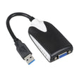 USB 3.0 to VGA Display Adapter, Resolution: 1920 x 1080(Black) - Cable by PMC TechLife | Online Shopping South Africa | PMC TechLife | Buy Now Pay Later Mobicred