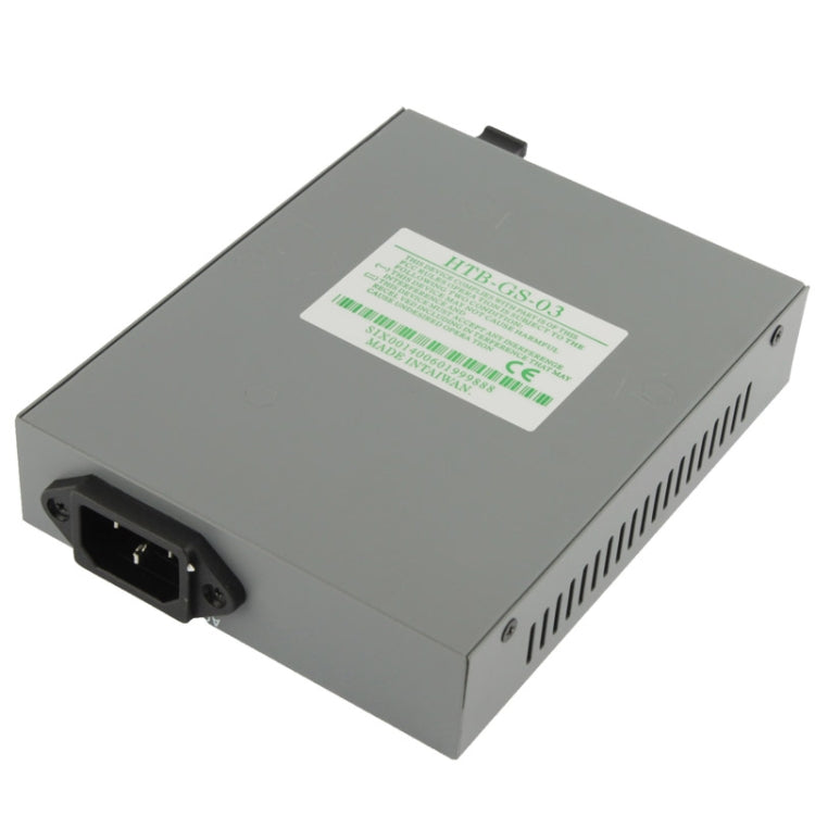 10/100/1000M Single mode Gigabit Adaptive Optical Transceiver (HTB-GS-03)