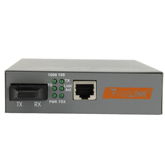 10/100/1000M Single mode Gigabit Adaptive Optical Transceiver (HTB-GS-03)