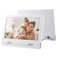 10.1 inch LED Display Multi-media Music & Movie Player Digital Photo Frame with Remote Control, Allwinner E200s Program, Support USB-Disk / SD Card, Body Sensor, Built in Stereo Speaker(White) - 11 inch Below by PMC TechLife | Online Shopping South Africa | PMC TechLife | Buy Now Pay Later Mobicred