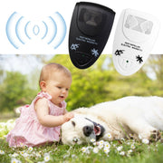 Ultrasonic Pest Repeller Electro Magnetic(White)