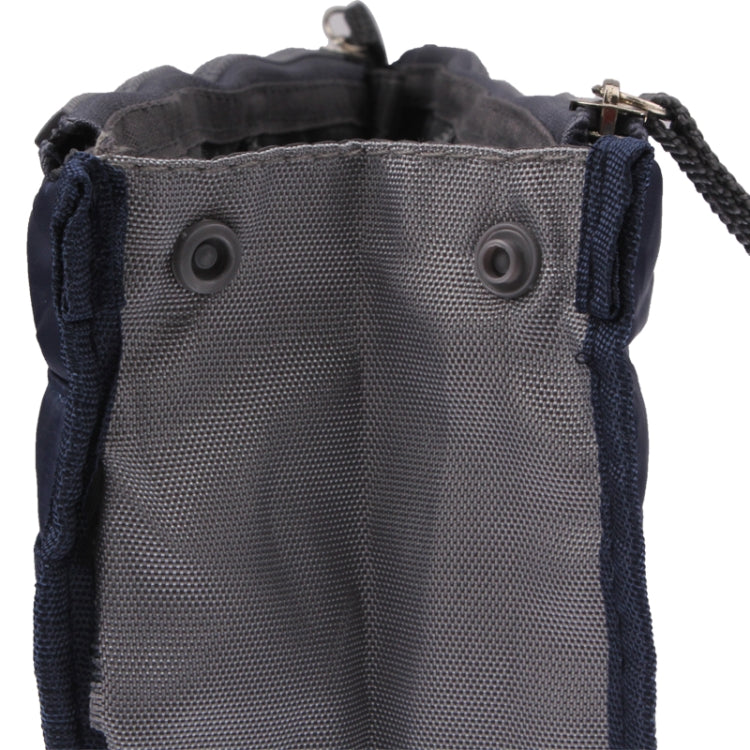 Thicken Portable Multi-function Double Zipper Cosmetic Bag, Storage Bag in Bag (Dark Blue)