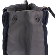 Thicken Portable Multi-function Double Zipper Cosmetic Bag, Storage Bag in Bag (Dark Blue)