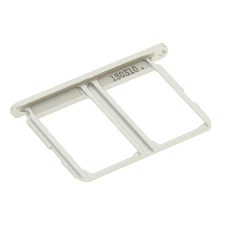 For Galaxy S6 2 SIM Card Tray (Silver)
