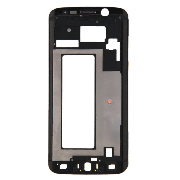 For Galaxy S6 Edge / G925 Full Housing Cover (Front Housing LCD Frame Bezel Plate + Battery Back Cover ) (White)