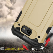 For Galaxy A5 (2017) / A520 Tough Armor TPU + PC Phone Case(Gold)