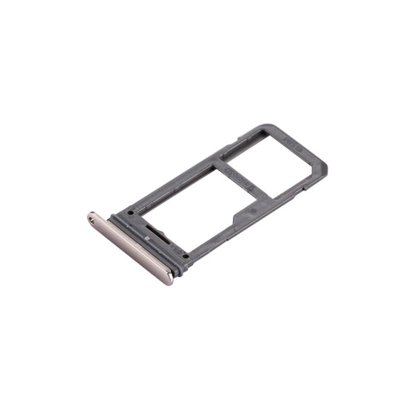 For Galaxy S8 SIM Card Tray + Micro SD Tray (Gold)