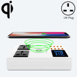 YC-CDA10W 10W Multi Port USB Intelligent Digital Display Fast Charging Wireless Charger, UK Plug - Multifunction Charger by PMC TechLife | Online Shopping South Africa | PMC TechLife | Buy Now Pay Later Mobicred