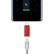 8 Pin Female to USB-C / Type-C Male Metal Shell Adapter(Red) - Converter & Adapter by PMC TechLife | Online Shopping South Africa | PMC TechLife | Buy Now Pay Later Mobicred