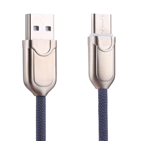 1m 2A USB-C / Type-C to USB 2.0 Data Sync Quick Charger Cable(Blue)