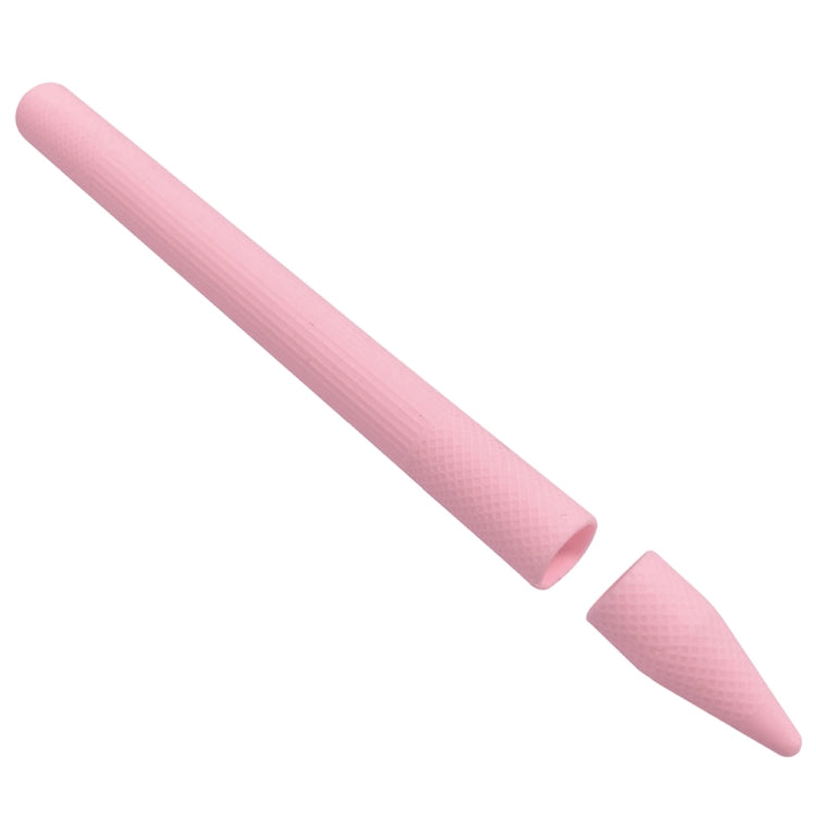 Stylus Pen Silica Gel Protective Case for Microsoft Surface Pro 5 / 6 (Pink)