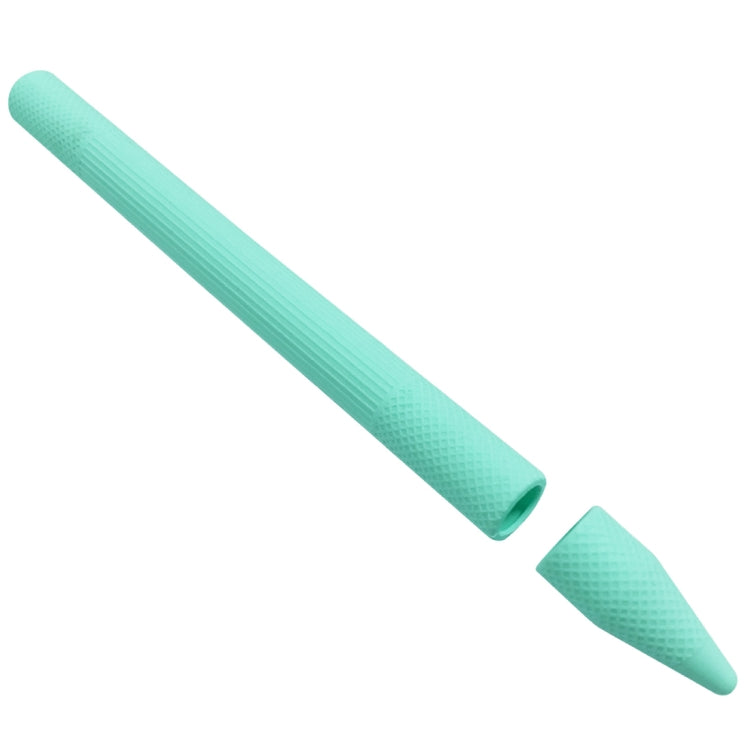 Stylus Pen Silica Gel Protective Case for Microsoft Surface Pro 5 / 6 (Mint Green)