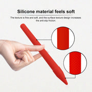 Stylus Pen Silica Gel Protective Case for Microsoft Surface Pro 5 / 6 (Red)