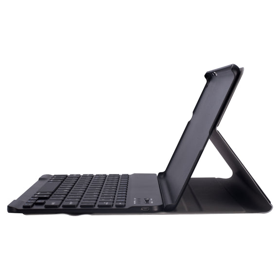 DY510 Detachable Plastic Bluetooth Keyboard Tablet Case for Samsung Galaxy Tab A 10.1 (2019) T510 / T511, with Holder (Black)
