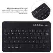 Ultra-thin Detachable Magnetic Bluetooth Keyboard Leather Tablet Case for Galaxy Tab A 8.0 2019 P200 / P205, with Holder(Black)