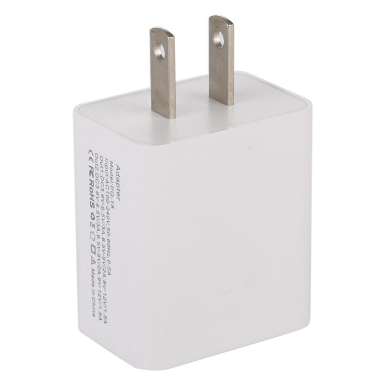 18W Power Adapter Plug Adapter US Plug