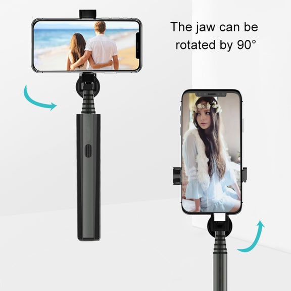 CYKE P9 Universal Stretchable Hidden One-piece Wireless Bluetooth Selfie Stick(Pink)