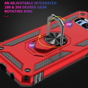 Armor Shockproof TPU + PC Protective Case for Galaxy S8, with 360 Degree Rotation Holder(Red)