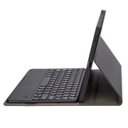 For iPad 10th Gen 10.9 2022 YA10B-A Lambskin Texture Bluetooth Touch Keyboard Leather Tablet Case with Pen Slot(Black)