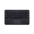 HB119B 10 inch Universal Tablet Wireless Bluetooth Keyboard with Touch Panel (Black) - Universal Keyboard by PMC TechLife | Online Shopping South Africa | PMC TechLife