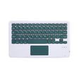 HB119B 10 inch Universal Tablet Wireless Bluetooth Keyboard with Touch Panel (Dark Green) - Universal Keyboard by PMC TechLife | Online Shopping South Africa | PMC TechLife