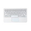HB119B 10 inch Universal Tablet Wireless Bluetooth Keyboard with Touch Panel (White) - Universal Keyboard by PMC TechLife | Online Shopping South Africa | PMC TechLife