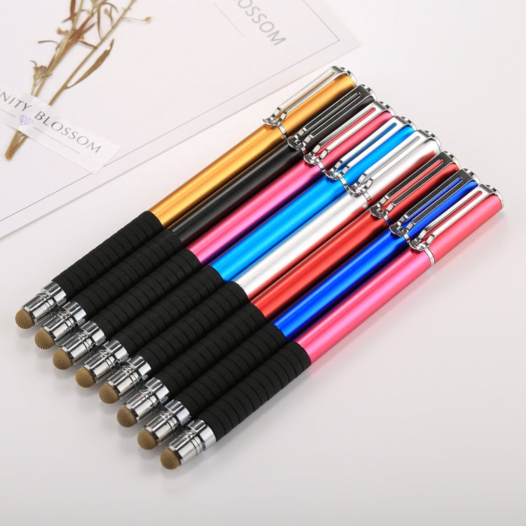 Universal 2 in 1 Multifunction Round Thin Tip Capacitive Touch Screen Stylus Pen, For iPhone, iPad, Samsung, and Other Capacitive Touch Screen Smartphones or Tablet PC(Gold)