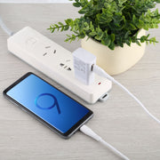 USB 3.0 to USB-C / Type-C Super Fast Charging Data Cable, Cable Length: about 1m (White)