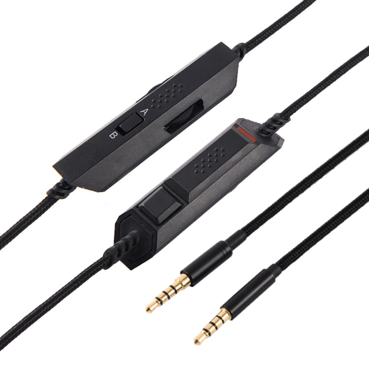 ZS0082 3.5mm Headphone Audio Cable for Logitech G633 G933 (Black)