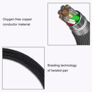 ZS0082 3.5mm Headphone Audio Cable for Logitech G633 G933 (Black)
