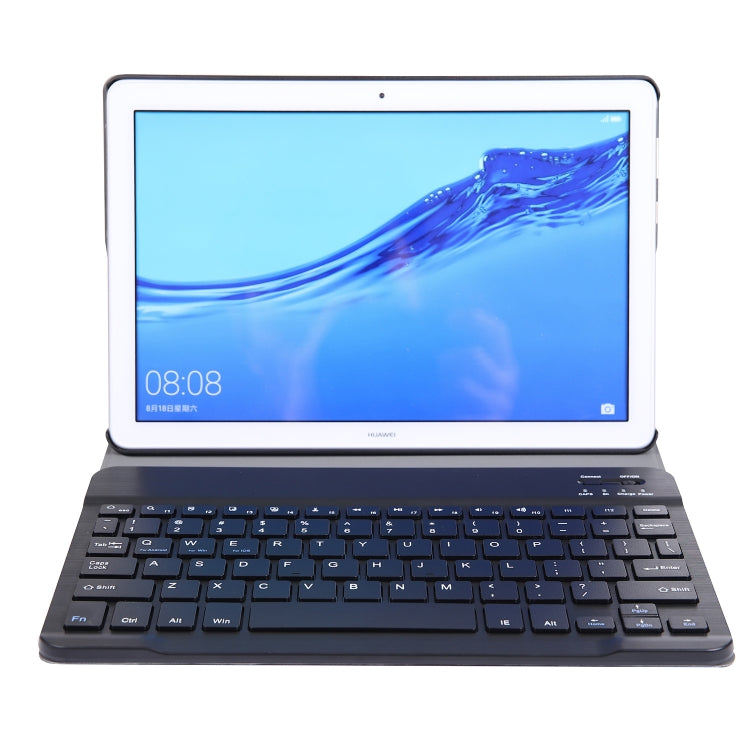 ABS Ultra-thin Split Bluetooth Keyboard Tablet Case for Huawei M5 / C5 10.1 inch, with Bracket Function(Black)