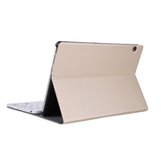 ABS Ultra-thin Split Bluetooth Keyboard Tablet Case for Huawei M5 / C5 10.1 inch, with Bracket Function(Gold)