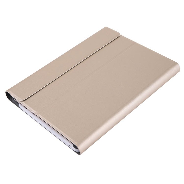 ABS Ultra-thin Split Bluetooth Keyboard Tablet Case for Huawei M5 / C5 10.1 inch, with Bracket Function(Gold)