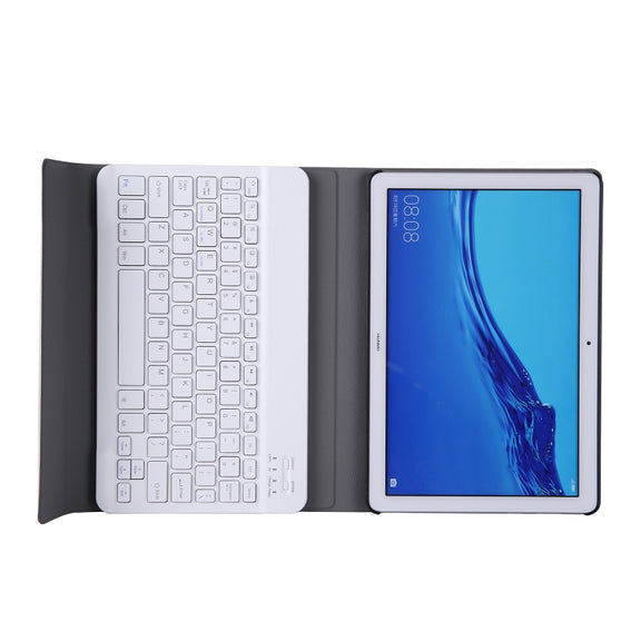 ABS Ultra-thin Split Bluetooth Keyboard Tablet Case for Huawei M5 / C5 10.1 inch, with Bracket Function(Gold)