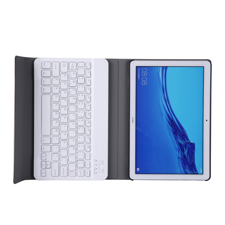 ABS Ultra-thin Split Bluetooth Keyboard Tablet Case for Huawei M5 / C5 10.1 inch, with Bracket Function(Gold)