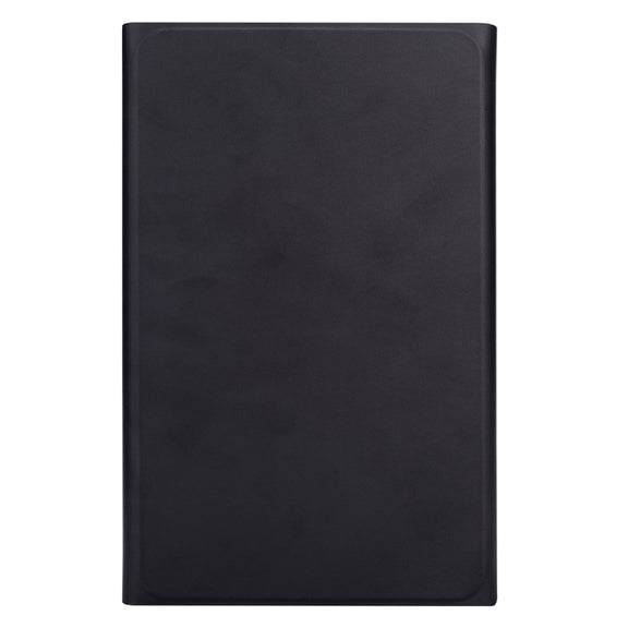 DY580 For Galaxy Tab A 10.1 T580 / T585 Detachable Plastic Bluetooth Keyboard Leather Tablet Case with Holder (Black)